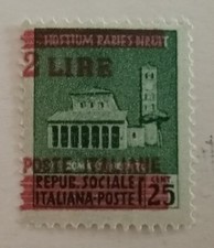 R.s.i. luogotenenza 25c. usato  Porto Viro