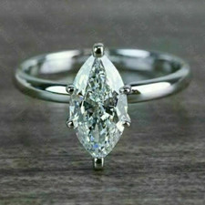 2.10ct marquise cut d'occasion  Expédié en Belgium