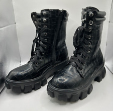 Combat chunky boots for sale  YORK