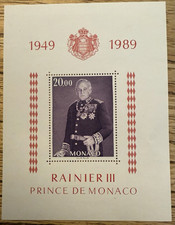 Principauté monaco bloc d'occasion  Paris XVII