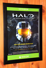 Halo The Master Chief Collection Xbox One Promo raro pequeno pôster página de anúncio emoldurada comprar usado  Enviando para Brazil