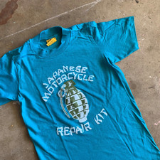 KIT DE REPARO DE MOTOCICLETA JAPONESA VINTAGE ANOS 70 HARLEY DAVIDSON GRANADA CAMISETA TAMANHO P comprar usado  Enviando para Brazil