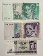 Lot billets allemands d'occasion  Reims