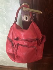 Zaino pelle rosso usato  Ozzano dell'Emilia