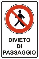 Cartello cartelli targhe usato  Roma