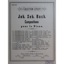 Piano Bach J.S.Suites inglês nº 6, usado comprar usado  Enviando para Brazil