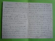 Longue lettre autographe d'occasion  Grenoble-