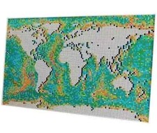 *NOWY* MOC 31203 Mapa świata Klocki budowlane SZTUKA 11695 szt. Prezent Puzzle Mozaika na sprzedaż  Wysyłka do Poland