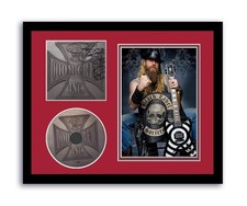 Black Label Society Zakk Wylde autografado assinado 11x14 emoldurado CD foto ACOA comprar usado  Enviando para Brazil