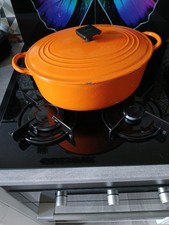 Cocotte creuset orange d'occasion  Nancy-