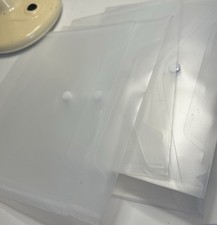Clear plastic wallets for sale  DURSLEY