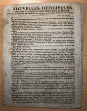 1813 juin bulletin d'occasion  Paris II