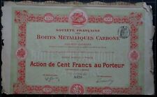 Share 100 francs d'occasion  Expédié en Belgium
