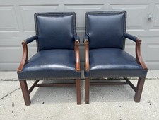 Mahogany leather chairs for sale  Land O Lakes