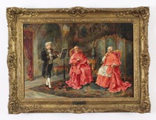 Antique italian oil for sale  UK
