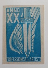 Tessera confederazione fascist usato  Roma