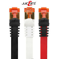 Usado, Cabo Ethernet plano CAT7 ultrafino 10Gbps RJ45 lote de chumbo rede LAN patch SSTP comprar usado  Enviando para Brazil
