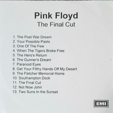 Usado, Pink Floyd ‎– The Final Cut (PROMO COPY) CDr comprar usado  Enviando para Brazil