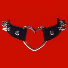 Spiked black heart for sale  Farmington