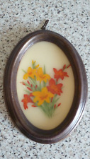 Wachsbild blumen wachsrahmen gebraucht kaufen  Crimmitschau