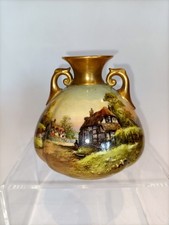 Usado, Vaso Royal Worcester Bud - Cena rural pintada à mão comprar usado  Enviando para Brazil
