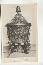 Real Photo Postcard Baptismal Font Germanic Museum Cambridge MA  comprar usado  Enviando para Brazil