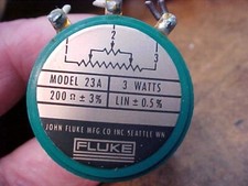 John fluke rheostat for sale  Cedar Grove