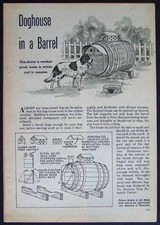 Wooden barrel dog for sale  Diamond Point