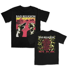 Camiseta Bad Religion Recipe For Hate Tracklist, Bad Religion World Tour 2025 comprar usado  Enviando para Brazil