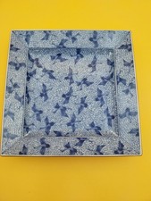 Plat carré bleu d'occasion  Pontigny