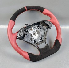 Usado, VOLANTE MULTIMÍDIA BMW 5 SERIES E60 E61 COURO VERMELHO CAMURÇA FUNDO PLANO comprar usado  Enviando para Brazil