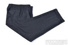 Pantalones de lujo para hombre ZANELLA Bennett Gra sarga 100 % lana - 32, usado segunda mano  Embacar hacia Argentina