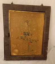 Miroir triptyque ancien d'occasion  Réville