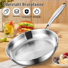 Bratpfanne edelstahl pfanne gebraucht kaufen  Euskirchen