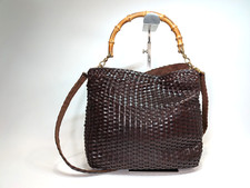 Gucci braided bamboo d'occasion  Expédié en Belgium