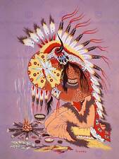 Painting native american for sale  EDINBURGH