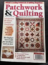 Patchwork quilting magazine for sale  WREXHAM