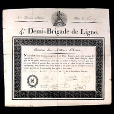 1803 brevet maître d'occasion  France