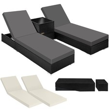 Sonnenliegen rattan aluminiumg gebraucht kaufen  Igersheim