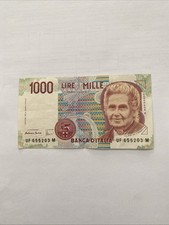 Banconota 1000 lire usato  Villalba