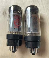 Par de válvulas/tubos de saída Electro Harmonic 6L6 correspondentes, usado comprar usado  Enviando para Brazil