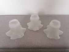 Frosted white glass for sale  BASILDON