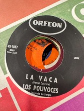 Latin 45 Jerk Norteño Orfeon Los Polivoces La Vaca La Banda Borracha Conjunto VG, usado comprar usado  Enviando para Brazil