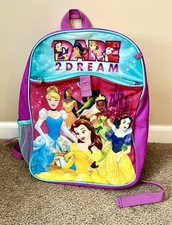 Usado, Mochila escolar Disney Princesses Dare To Dream 12” X 16”x 4,5” comprar usado  Enviando para Brazil