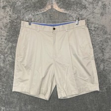 Shorts plissado duplo Brooks Brother masculino clássico leve Advantage chino 34* comprar usado  Enviando para Brazil