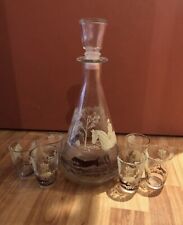 Carafe verres chasse d'occasion  Criquetot-l'Esneval
