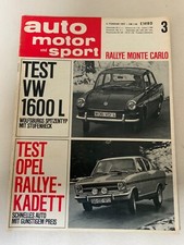 AMS 3/67 Opel Kadett B Rallye VW 1600 L, Rallye Monte Carlo, Chevrolet Camaro SS comprar usado  Enviando para Brazil