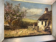 Antique oil landscape for sale  PORTHMADOG