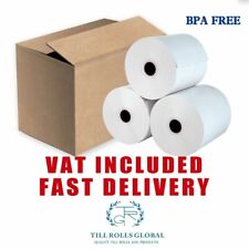  TILL ROLLS 80 x 60mm caixa de 40 rolos máquina épica de ótima qualidade basta comer comprar usado  Enviando para Brazil