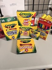 Lot crayons markers for sale  Sea Cliff